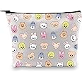 SKZ Cosmetic Makeup Bag Kpop Korean Fans Gift SKZOO Cartoon Character Zipper Pouch Bag SKZ Member Merch SKZ Fans Gifts (SKZ Bag)