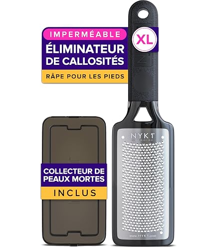 Râpe Pieds VALNEO - Lime Double Face Grain Fin Et Gros - Pour Peaux Sèches Ou Rèches - Marque ESpring