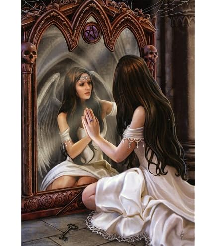 Planche Ouija Mystic Aura Par Anne Stokes - Design Gothique Avec Poème Au Dos - Inclut Goutte