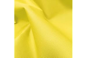 A-Express 20 oz Resistente Tela Impermeabile Tessuto Materiale Spessa Tela 600D Copertura Venduta al metro - 1 Metro 100cm x 150cm Giallo