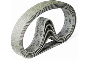 3M SC-BL Scotch Brite Schleifband Vliesband für Rohrbandschleifer Schleifmaschinen | Maße: 40 x 760 mm | Körnung: A-sfn s-fine grün (500-800) | Lieferumfang: 5 Stück