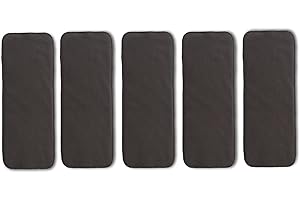 Joyo roy Adult Incontinence Pants Reusable Nappy Cloth Diapers Depend Comfort Protect Nappy Liners for Cloth Nappies (L, Grey)