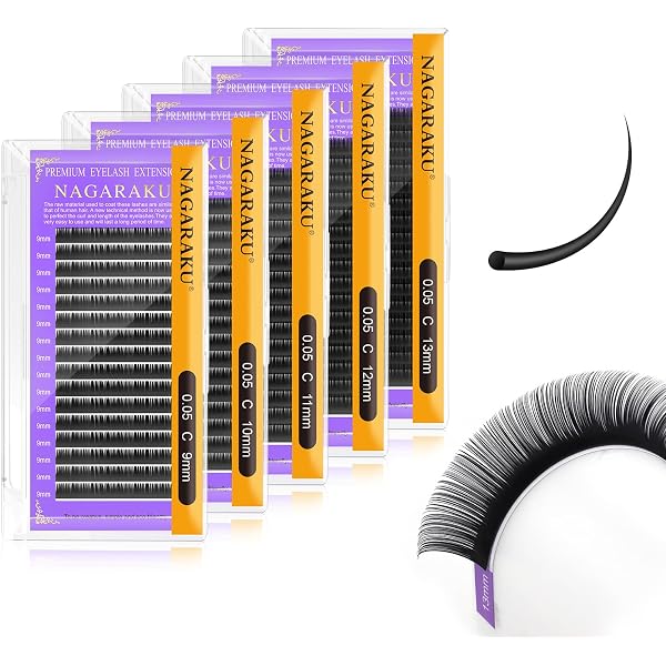 Silk Y-Lashes Einzelwimpern C-Curl 0,15 Dicke – Seidenwimpern Für Verlängerung (14 Mm)