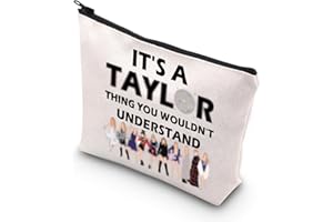 PLITI Musikliebhaber-Geschenk für Frauen, Album, inspiriertes Geschenk, Sänger-Fan, Geschenk It's A Taylr Thing You Wouldn't Understand Make-up-Tasche, EIN Taylru, Modisch