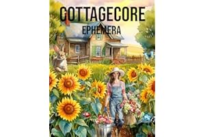 Cottagecore Ephemera Book: High Quality Images Of Animals and Garden For Paper Crafts, Scrapbooking, Mixed Media, Junk Journals, Decorative Art, Artist Trading Cards, and More.