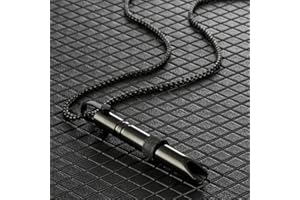 ANGIVLGA Anxiety Relief Breathing Necklace,anapana Breathing Necklace Stop Smoking,Calms for Anxiety,Durable Stainless Steel Necklace, Meditation Breathing Practice for Relaxation Gifts for Women(02#)