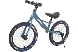 BUEUWE 16 inch Balance Bike for 4 5 6 7 8 Year old Boys Girls, Kids No Pedal Bikes with Adjustable Seat, Toddler Walking Training Bicycle, Children's Toys Gifts