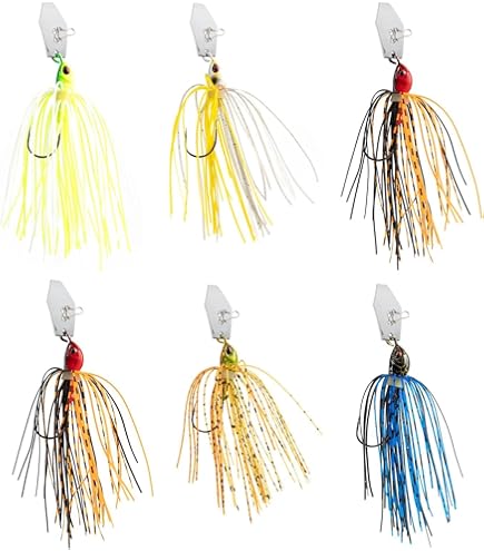 Z-Man ChatterBait Flashback Mini 1/8 Oz, Esca Jig Per Pesca, Colore Chartreuse Rainbow