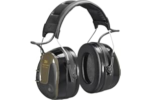 3M PELTOR ProTac Orejeras para tiradores, 32 dB, verdes, diadema, MT13H222A