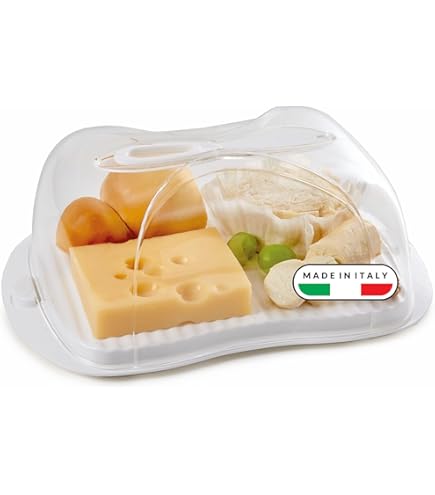 ZoeQide Käsebox Edelstahl 2000ML - Luftdichter Aufbewahrungsbehälter Für Kühlschrank