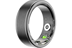 findtime Smart Ring Fitnss Tracker Heart Rate Sleep Monitor Blood Oxygen Health Rings Fitness Ring Pedometer Calories Step Counter Exercise Mode Sport Ring 5ATM Waterproof Smart Rings for Men Women