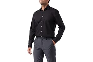 Seidensticker Herren Business-Hemd - Regular Fit - Bügelfrei- Kent-Kragen - Langarm - 100% Baumwolle