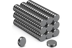 Wukong 15×5mm Calamite Lavagna Magnetica, 150 pezzi Calamite Piccole Magnete in Ferrite, Magnete Potente Magneti Frigo per Ufficio, Bacheca e Scuola