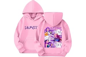 GENERIC K-Pop D-Demon H-Hunters Hoodie Kids Clothing Merch Girls Vintage Y2k Pullover Hip Hop Streetwear Long Sleeve Hooded Sweatshirt