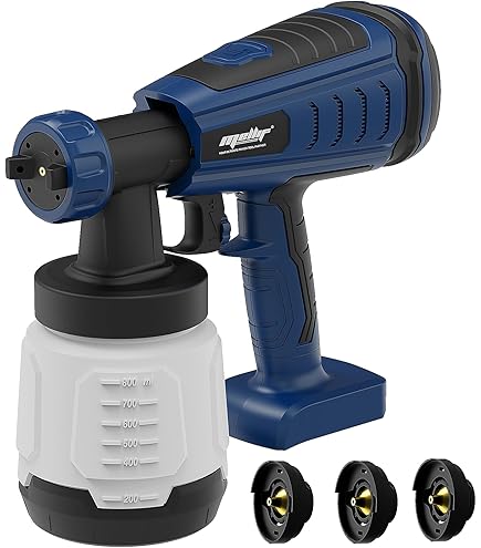 Kabelloses Farbsprühgerät Für Bosch 18V Akku - 1000mL Tank Mit 3 Sprühmustern