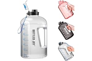 JIMACRO Motywacja do markera czasu, butelka na wodę bez BPA, butelka na wodę wielokrotnego użytku, duża pojemność butelka na wodę sportową, anty-Fuite do sportu, siłowni, podróży