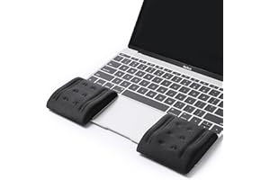 Dahoon Holly Handgelenkstützen für Laptop und Tastatur Ergonomische Memory Foam Laptop Handgelenkstütze für Handgelenkschmerzen Karpaltunnel Relief(2 Pack)