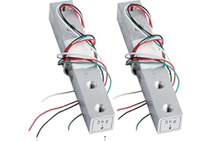 Wishiot 2 pezzi 1 kg 5 kg 10 kg 20 kg Digital Load Cell Weight Sensor High Precision Miniature Load Cells for Arduino DIY Electronic Portable Kitchen Scale Sensori (5 KG, 2)