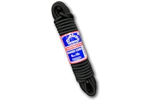 Everlasto 'Lastoflex' Elastic Bungee Cord Shock Cord Rope Black 8mm x 5M