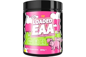 CNP Professional Loaded EAAs, Essential Amino Acids, BCAAs, Muscle Repair & Recovery Powder, 300g / 100g and 30/10 Servings, 12 Delicious Flavours (Pink Pigs, 300g)