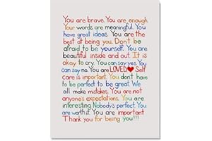 A ART·ZONE Inspiré Art mural Imprimer Affiches 8 x 10 pouces Impression sur toile sans cadre -Cadeaux d'anniversaire Incentive Art mural décoration à la maison Affiche esthétique des Chambres