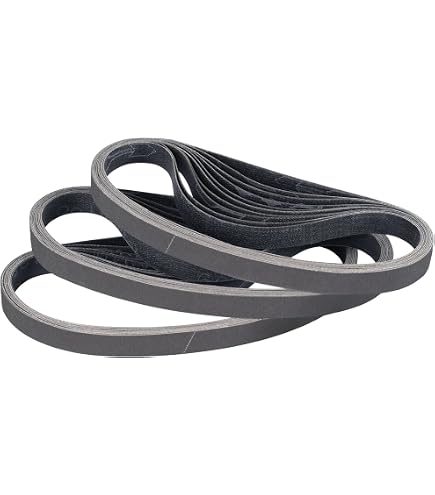 30 Pièces Bandes Abrasives 10x330 Mm Mixte Grains 80/120/150/240/320 - Ponceuse à Bande