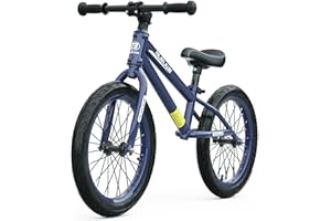 Bueuwe 16 Inch Balance Bike for Big Kids Aged 4 5 6 7 8 and 9 Years Old Boys Girls,Large No Pedal Training Bicycle, Adjustable Seat, Pneumatic Tires, Quick Assembly