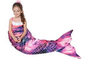 CATALONIA CLASSY Coperta Sirena catalana, Coperta Divano Sirena Pinna, Coperta Divano, Sacco a Pelo Quattro Stagioni, Tappeto Domestico Esterno 155 x 48 cm