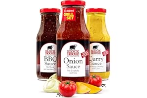 ‎BLOCK HOUSE Block House Grillsaucen Set mit allen Sorten 3 x 240 ml