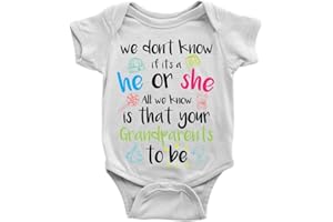 Kickass Tees Grandparents to Be Babygrow New Baby Announcement Boy Or Girl Body Suit