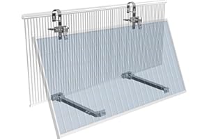 Asukale Balkonkraftwerk Halterung mit Haken - 0° 25-40° Verstellbare Befestigung für Solarpanel - Solarmodul Aufständerung für Balkonkraftwerk - PV Solar Modul Alu Halterungen