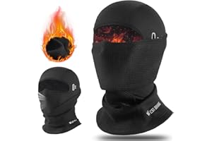 VDYXEW Winter Balaclava Motorcycle Ski Mask, Thermal Face Mask for Men Women, Windproof & Breathable, Cold Weather Gear for Motorbike Skiing Cycling Helmet