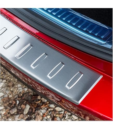 Für AUDI A4 B8 KOMBI 2008-2012 LADEKANTENSCHUTZ EDELSTAHL Mit ABKANTUNG