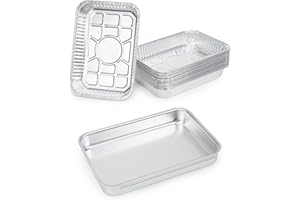 onlyfire Kit de Bandeja de Recolección de Grasa de Aluminio para Barbacoa,Compatible con Parrillas de Gas Weber Spirit 200/300 Series y Weber Genesis II 3 Burners