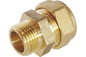 SOMATHERM FOR YOU - Raccord à compression laiton TC 14 - Mâle 15/21