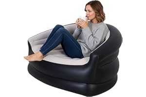 ‎AVENLI AVENLI Aufblasbares Sofa 138 x 87 x 71 cm – Bequemes Luftsofa für Camping, Garten & Wohnzimmer – Aufblasbare Couch für Drinnen & Draußen – Leicht, Robust & Platzsparend – Lounge Sofa & Chill Sessel