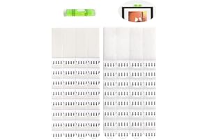 startopfield 32-Pairs(64 Strips) Medium Picture Hanging Strips Heavy Duty,Hook and Loop Tape, Decorate Damage-Free Perfect for Wall Art Hanging Frames, Posters