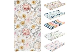 Eurobuy Wickelunterlage Ultraweiche Atmungsaktive Wickeltischplatte Abwischbare Wickelunterlagen für Jungen Und Mädchen(Keine Auskleidung)