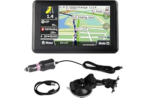 Navigatore GPS Touchscreen Navigazione GPS Prompt Vocale Automatico DDR256M 8G MP3 FM Mappa Europa 508 di Navigazione Doppio per Auto Camion RV, DEMERASU3H72K8QYD