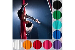 Play Juggling - Tissu de voltige pour l'acrobatie et Les disciplines aériennes Tissu de voltige Professionnel pour l'acrobatie 100% Polyester Certifié