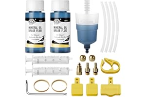 HQCM Kit de purga para Magura, líquido de frenos hidráulicos de disco para bicicleta, kit de servicio de blanqueamiento, incluye frenos Blood 120 ml aceite mineral