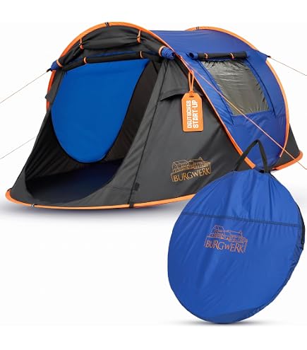 Wurfzelt Quechua 2 Seconds XL Air Illumin Fresh für 3 Personen Sport & Freizeit