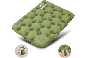 ONTYZZ Stadium Cushion Inflatable Travel Seat Cushion Outdoor Seat Mat Ultralight Air Cushion Portable Waterproof Seat Pads for Camping Boating Concerts Hiking Office Home Chair Airplane