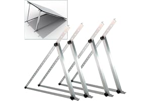 Sorlpv Solarmodul Halterung Balkonkraftwerk 1040mm, Dachhalterung Solarpanel Halterung 400w-700w, Unterkonstruktion Befestigung für PV Module für Flachdach、 Balkon、 Wand, 2 Paar 41 Zoll