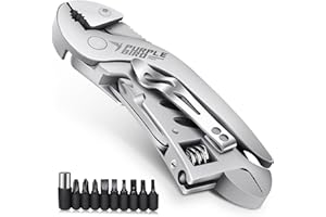 PURPLEBIRD Multitool Werkzeug, 28 in 1 Multifunktionale Zange Geschenke für Männer, Faltbares Multifunktionswerkzeug mit 11 B