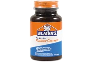 ELMER'S Elmer' s E904 4 FL oz/118 ml senza rughe gomma cemento, trasparente