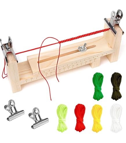 Kit Micro Paracorde 10 Couleurs - 6,1 M Par Bobine + Perles & Instructions (idéal Bracelets Et Bijoux DIY)