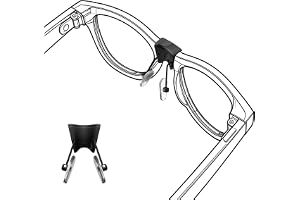 RCstyle HiBloks Glasögon näsdynor för Ray-Ban Meta Wayfarer/Skyler tillbehör, silikon halkfria clip-on glasögon näshållare för Ray Ban Meta smarta solglasögon (plit typ)