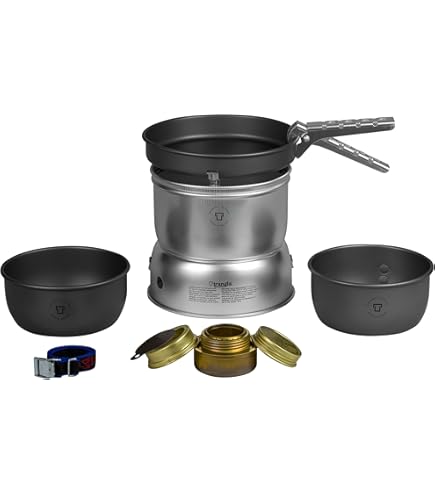 Trangia 28 Mini Spiritusbrander Incl Pan en Koekenpan | Zwerfkei.nl