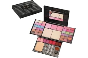 CHSEEO Maquillage Femme, Palettes de Maquillage, Coffret Maquillage Femme, Palette Fard a Paupiere avec Fard à Paupières Mat Pailleté, Eclaircissement, Contour, Blush, Longue Durée, Très Pigmentée